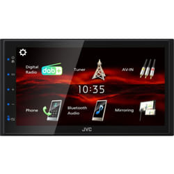 JVC KW-M180DBT récepteur multimédia de voiture Noir 180 W Bluetooth