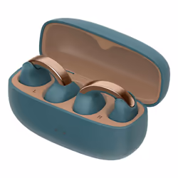 JVC HA-NP1T Casque TWS Clip d'oreille Appels/Musique USB Type-C Bluetooth Bleu, Or - Vue supplémentaire 4