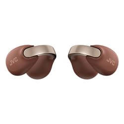 JVC HA-NP1T Casque True Wireless Stereo (TWS) Clip d'oreille Appels/Musique USB Type-C Bluetooth Marron, Argent