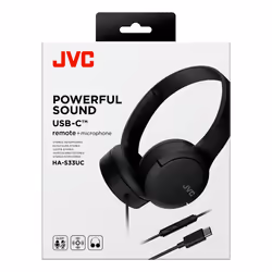 JVC HA-S33UC Casque Avec fil Arceau USB Type-C Noir - Vue supplémentaire 6