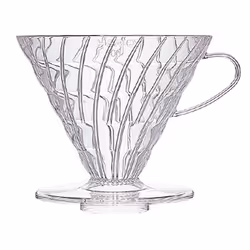Hario VD-03T, Transparent, 6 tasses, V60, 157 mm, 13,7 cm, 122 mm