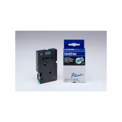Brother TC-701, Noir sur vert, TC, Noir, Brother, P-touch PT2000, PT3000, PT500, PT5000, PT8E, 1,2 cm