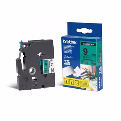 Brother TZ-721, Noir sur vert, TZ, Bleu, Transfert thermique, Gloss, Brother