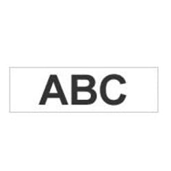 Brother Non-Laminated Labelling Tape - 9mm, Black/White ruban d'étiquette TZ