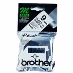 Brother M-K221B, Noir sur blanc, M, Brother, 9 mm, 8 m, Blister