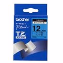 Brother Gloss Laminated Labelling Tape - 12mm, Black/Blue, TZ, 8 m, 1,2 cm