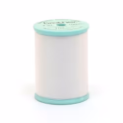 Bobine de fil pour machine à broder - BROTHER - XC5996001 - 1000 m - Épaisseur #90 - Blanc