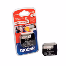 Brother M-K222BZ, Rouge sur blanc, Noir, Transfert thermique, Gloss, Brother, P-touch