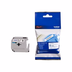 Brother M-K223B, Bleu sur blanc, M, Brother, P-Touch PT-55, PT-65, PT-75, PT-85, PT-BB4, 9 mm, 8 m