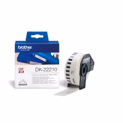 Brother Ruban papier continu, Noir sur blanc, DK, Blanc, Thermique directe, Brother, Brother QL1050, QL1060N, QL500, QL500A,  ...