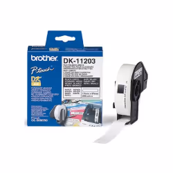 Brother Étiquettes de dossier de fichiers, Noir sur blanc, 1 pièce(s), DK, Blanc, Thermique directe, Brother