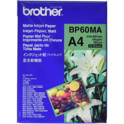 Brother BP-60MA papier jet d'encre A4 (210x297 mm) Mat 25 feuilles Blanc