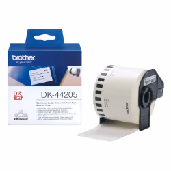 Brother Ruban papier amovible blanc, Noir sur blanc, DK, Blanc, Thermique directe, Brother, Brother QL1050, QL1060N, QL500, Q ...