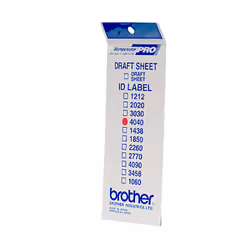 Brother ID4040, Blanc, 4 cm, 4 cm, 79 x 190 x 1 mm, 22 g, 12 pièce(s)