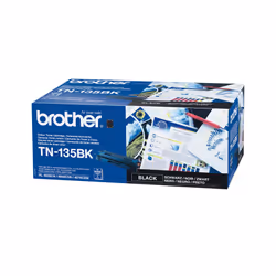 Brother TN-135BK - Cartouche de toner originale à haut rendement – Noir