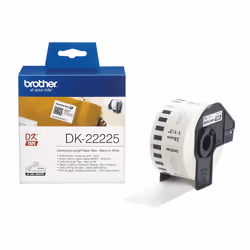 Brother Ruban papier continu, Noir sur blanc, DK, Blanc, Thermique directe, Brother, Brother QL1050, QL1060N, QL500, QL500A,  ...
