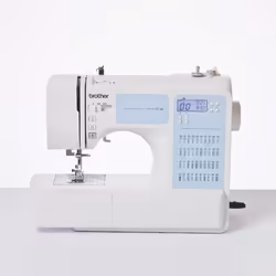 Machine à coudre électronique Brother FS40 - 40 points - 7 griffes - Blanc