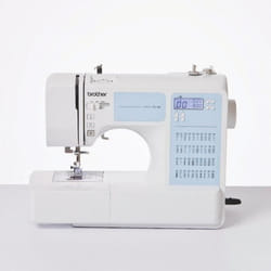 Machine à coudre électronique Brother FS40 - 40 points - 7 griffes - Blanc