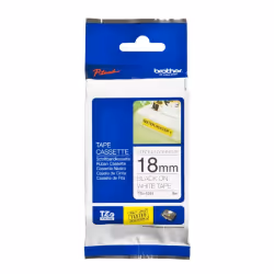 Brother TZeS241, Noir sur blanc, TZ, Gris, Transfert thermique, Brother, PT-1300, PT-1400, PT-1500, PT-1500PC, PT-1600, PT-17 ...