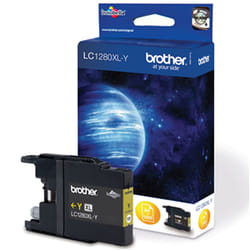 Brother LC1280XLY cartouche d'encre 1 pièce(s) Original Rendement élevé (XL) Jaune