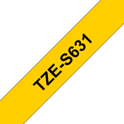 Brother TZE-S631, TZ, 1,2 cm, 8 m, 19 mm, 70 mm, 150 mm