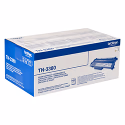 Brother TN-3380 - Cartouche de toner originale à haut rendement – Noir, 8000 pages, Noir, 1 pièce(s)