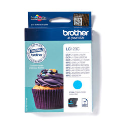Brother LC123C cartouche d'encre 1 pièce(s) Original Cyan
