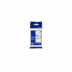 Brother HSE-211, TZe, Noir sur blanc, Polyoléfine, Brother PT-E300VP, 1,5 m, Blister