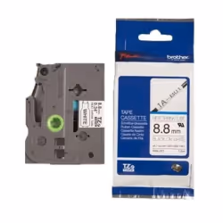 Brother HSE-221, TZe, Noir sur blanc, Polyoléfine, Brother PT-E300VP, 1,5 m, Blister