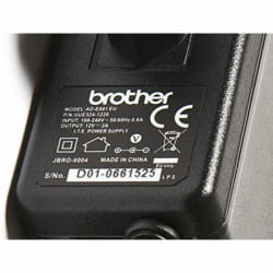 Brother ADE001EU adaptateur de puissance & onduleur Intérieure Noir