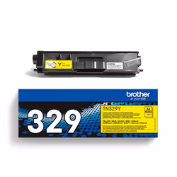 Brother TN-329Y, 6000 pages, Jaune, 1 pièce(s)