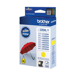 Brother LC-225XLY cartouche d'encre 1 pièce(s) Original Rendement élevé (XL) Jaune