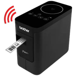 Brother PT-P750W imprimante pour étiquettes 180 x 180 DPI 30 mm/sec Avec fil &sans fil HSE/TZe Wifi