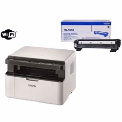 Brother DCP-1610W Imprimante multifonction 3-en-1 laser monochrome WiFi, Laser, Impression mono, 2400 x 600 DPI, Copie simple ...