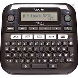 Brother PT-D210, QWERTY, Transfert thermique, 180 x 180 DPI, 20 mm/sec, AAA, Alcaline