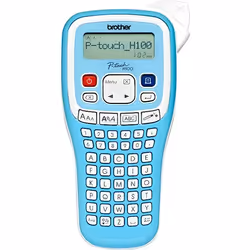 Brother PT-H100LB, ABC, Transfert thermique, 180 x 180 DPI, 20 mm/sec, AAA, Bleu