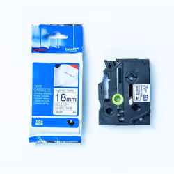 Brother TZe-FA4, Bleu sur blanc, TZe, Noir, Transfert thermique, Brother, PT-P900W