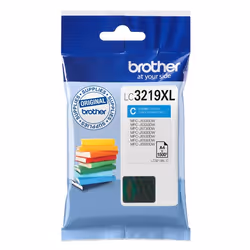 Brother LC-3219XLC, Rendement élevé (XL), Encre à pigments, 1500 pages, 1 pièce(s), Paquet unique
