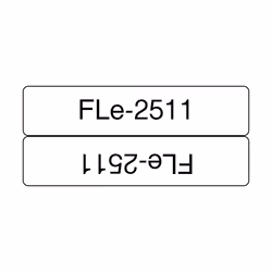 Brother FLE2511, Noir sur blanc, 72 pièce(s), Brother, 2,1 cm, 45 mm, 1 pièce(s)