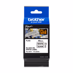 Brother FLE2511 ruban d'étiquette Noir sur blanc