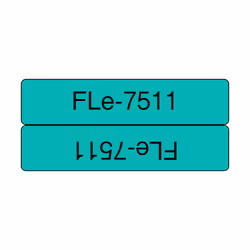 Brother FLE-7511, Noir sur vert, 72 pièce(s), Brother, 2,4 cm, 45 mm, 1 pièce(s)