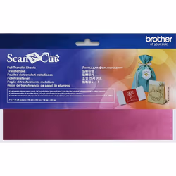 Brother BT0117007, Feuille de transfert en feuille, Feuille, Rose, 4 pièce(s), Rose, 100 x 200 mm