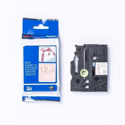 Brother TZE-RE34, Or sur rose, TZe, Noir, Transfert thermique, Brother, PT-1000 GL-100 GL-200 PT-1000L PT-1005 PT-1010 PT-101 ...
