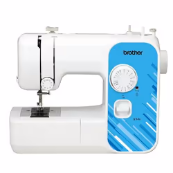 Brother X14S, Bleu, Blanc, Machine à coudre manuelle, coudre, Étape 4, Foie, Rotatif, 750 SPM