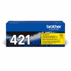 Brother TN-421Y, 1800 pages, Jaune, 1 pièce(s)