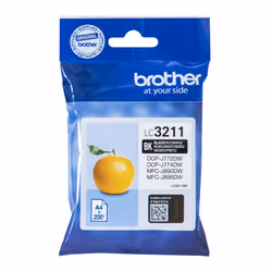Brother LC-3211BK, Rendement standard, Encre à pigments, 200 pages