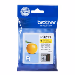 Brother LC-3211Y, Rendement standard, Encre à pigments, 200 pages