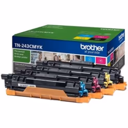 Brother TN-243CMYK, 1000 pages, 1000 pages, Noir, Cyan, Magenta, Jaune, 1 pièce(s)