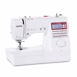 Brother NVA50, Blanc, Machine à coudre automatique, Ignorer, coudre, 5 Boutonnière en une seule étape, 5 mm, LCD