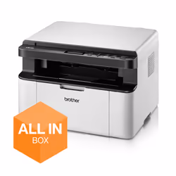 Brother DCP-1610WVB, Laser, Impression mono, 2400 x 600 DPI, A4, Impression directe, Noir, Blanc